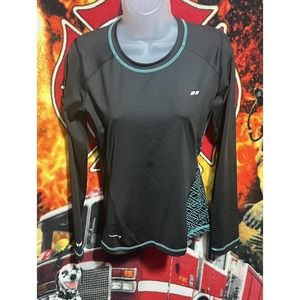 Koppen Shirt Athletic Fitness‎ Long Sleeve Active Crew Women Sz Medium